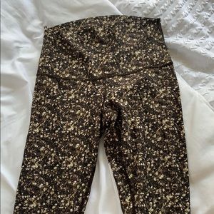 Glitter lululemon leggings